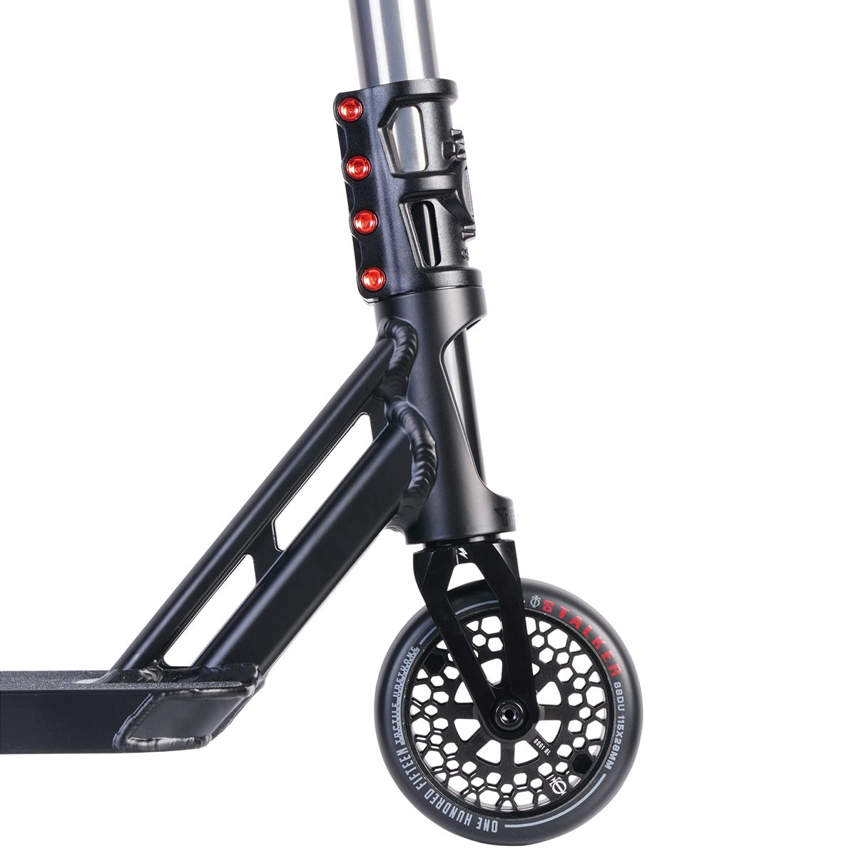 Triad Psychic Black Mail Complete Scooter - Satin Black/Black/Snake