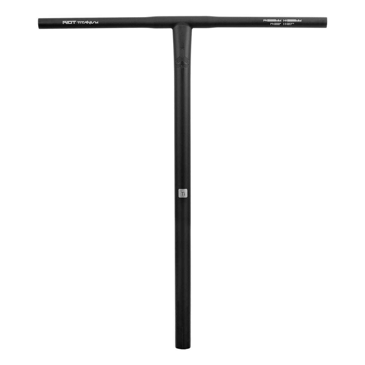 Triad Riot Titanium T Bar Large - Black