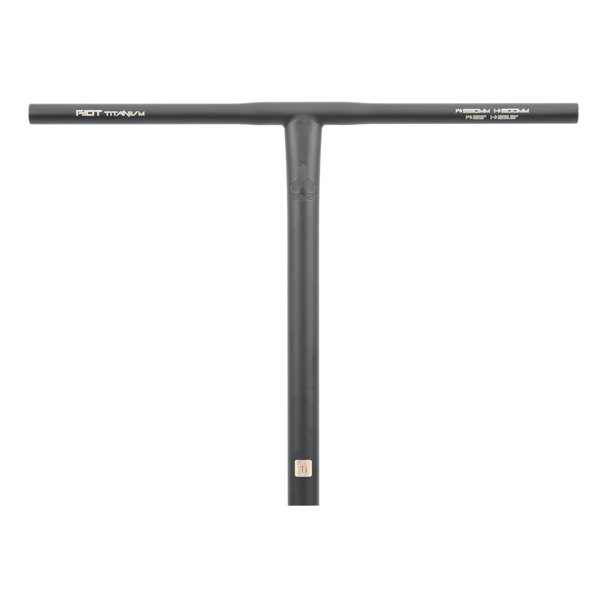 Triad Riot Titanium T Bar Small - Black