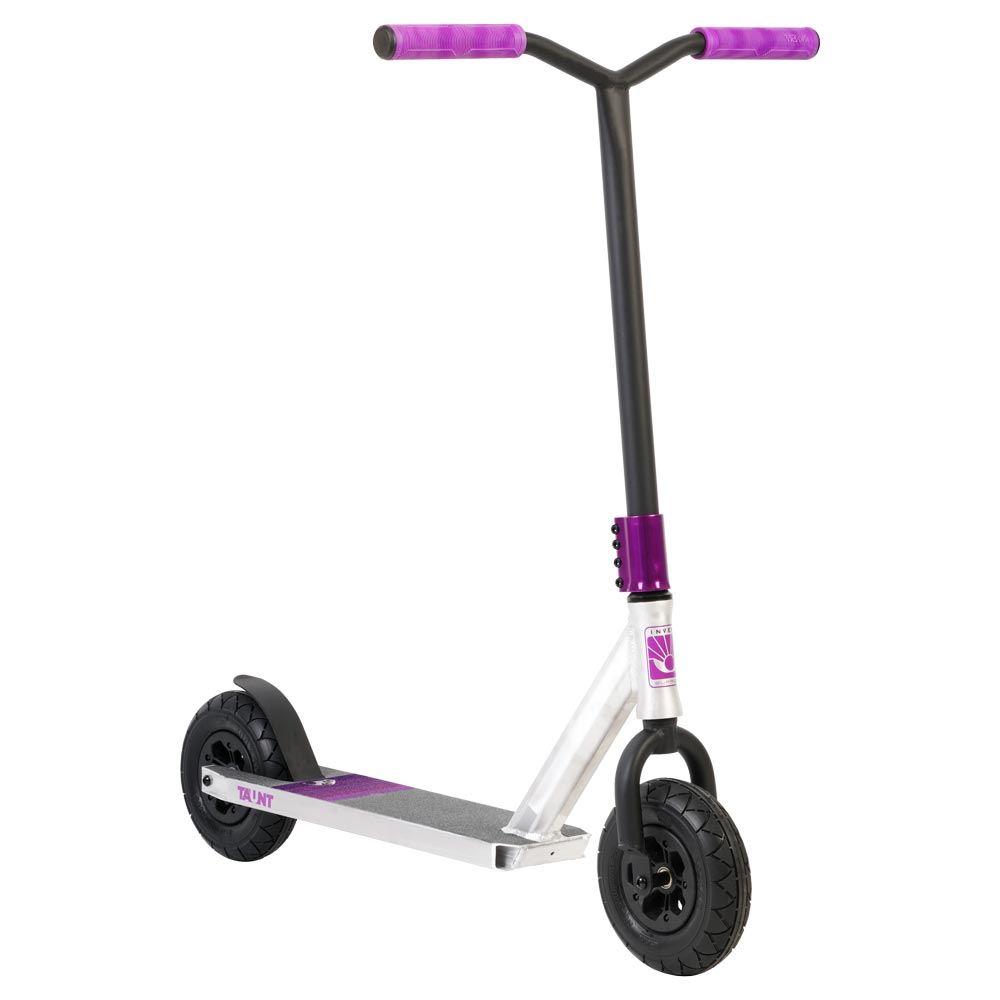 Invert Supreme Taunt Dirt Off-Road Scooter in Raw/Pink/Purple