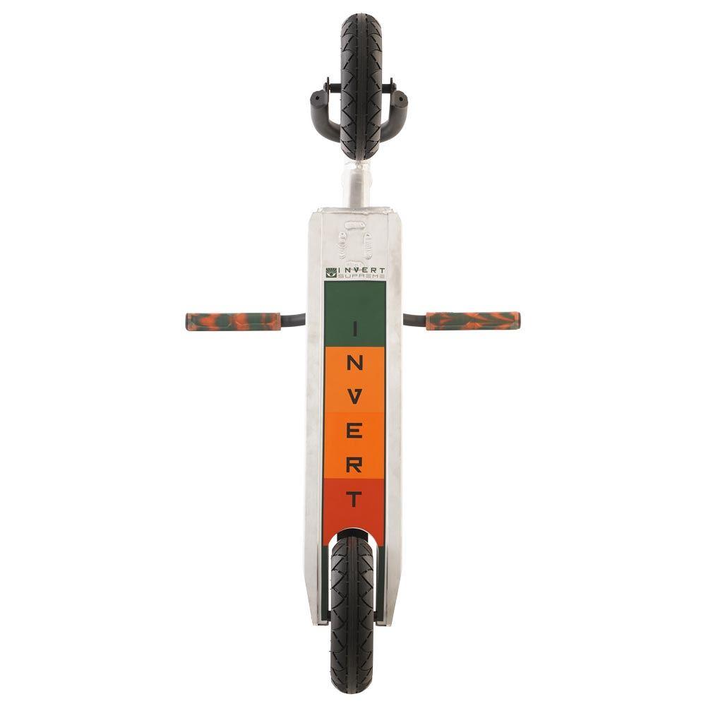 Invert Supreme Taunt Dirt Off-Road Scooter in Raw/Orange/Green