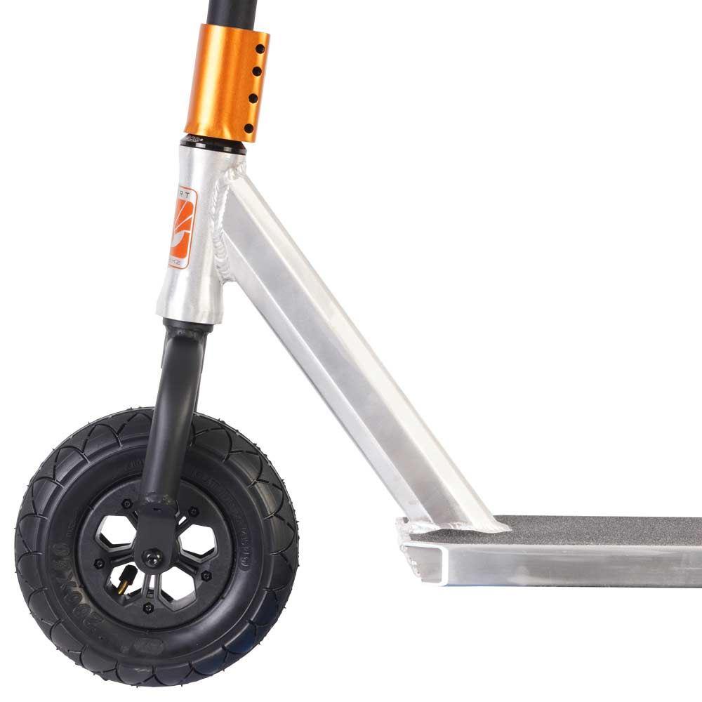 Invert Supreme Taunt Dirt Off-Road Scooter in Raw/Orange/Green