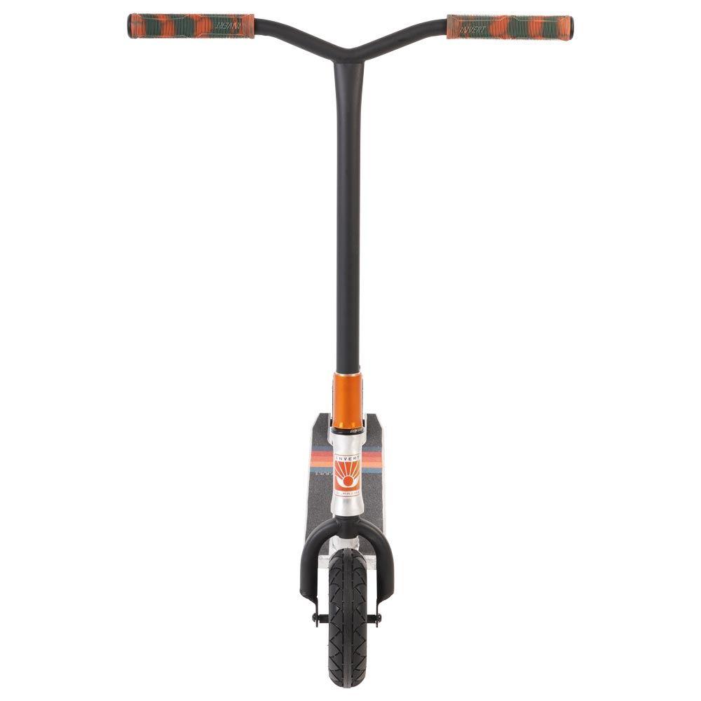 Invert Supreme Taunt Dirt Off-Road Scooter in Raw/Orange/Green