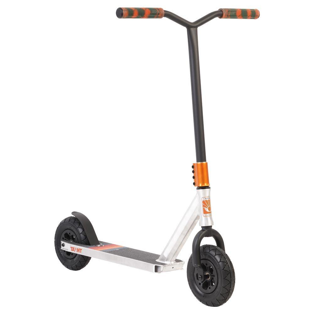 Invert Supreme Taunt Dirt Off-Road Scooter in Raw/Orange/Green