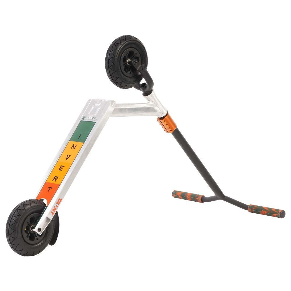 Invert Supreme Taunt Dirt Off-Road Scooter in Raw/Orange/Green