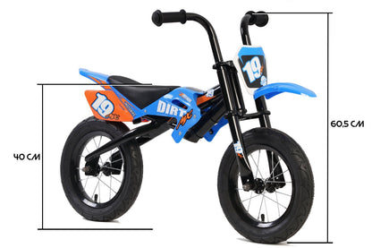 B-Ware Driftwerk DirtMX Balance Bike Laufrad blau orange